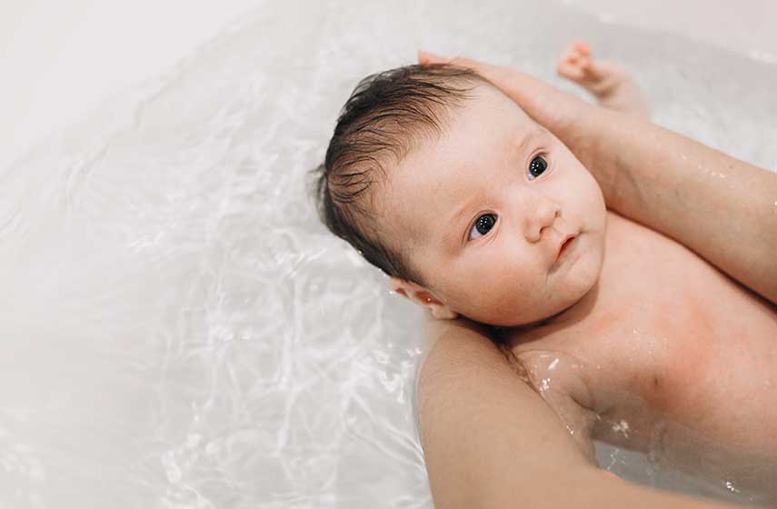 Bathing your baby